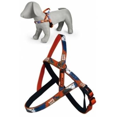 Harnais en nylon, 25 mm x 70 - 80 cm, X-TRM Rock-N-Roll, coloris orange