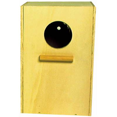Nichoir pour agapornis vertical 15x15x25CM
