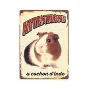 Panneau Métallique Cochon D'Inde