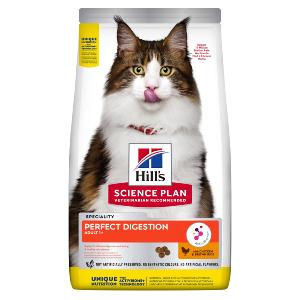 Hill's Science Plan Perfect Digestion croquettes pour chat au poulet 1,5kg