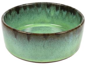 MANGEOIRE CERAMIQUE JASPER Ø13cm VERT