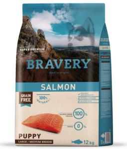 BRAVERY SALMON PUPPY LARGE/MEDIUM BREEDS 12 KG