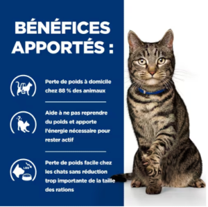 Hill's PRESCRIPTION DIET Metabolic Croquettes pour Chat au thon 3 kg