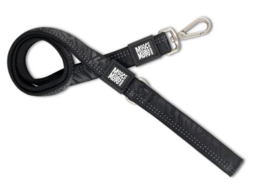 LAISSE COURTE MATRIX 2.0 NOIRE M 2x120CM