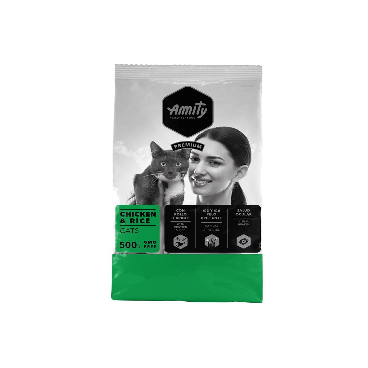 AMITY PREMIUM CATS CHICKEN&RICE 0,5 KG