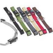 Collier chien nylon Classic vert 25mmx50-65cm