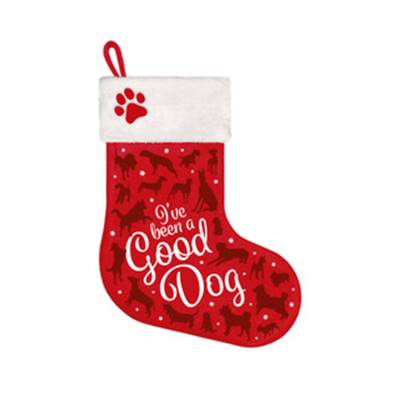 Chaussette de Noël à remplir de cadeaux Good Dog