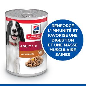 Hill's Science Plan Chien Adult Dinde Boite 370g