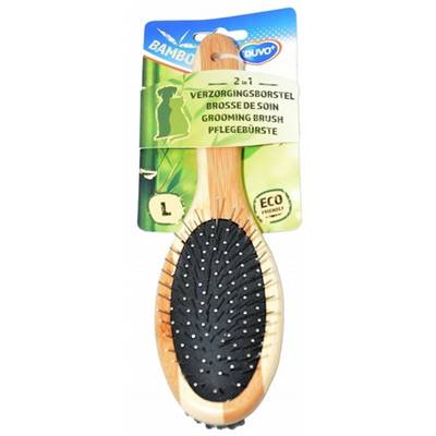 Bamboo brosse de soin 2in1 large 23cmx7cm