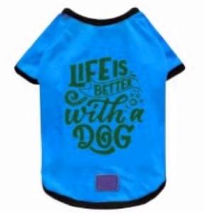 TSHIRT "LIFE IS BETTER WITH A DOG" TAILLE 3