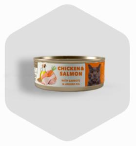 AMITY POULET & SAUMON ADULTE 80G