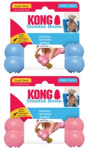 KONG PUPPY GODDIE OS  S/M - 3,2x13,1x4,8cm BLEU OU ROSE