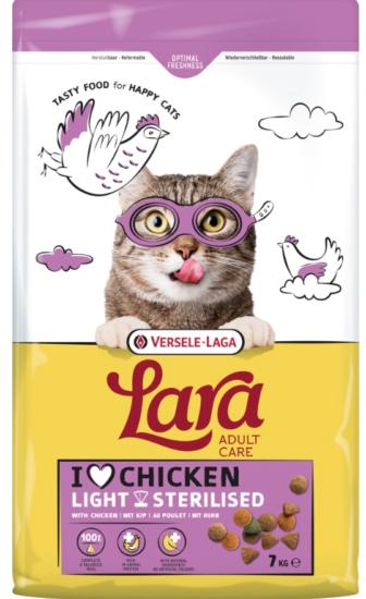 LARA ADULT CARE LIGHT STÉRILISÉ POULET 7KG