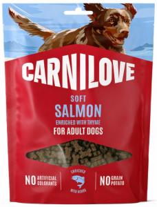 CARNILOVE -DOG SOFT - SNACK SALMON WITH THYME SMALL BITE -200G