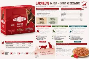 CARNILOVE - CAT POUCH JELLY - MULTIPACK 12x85G