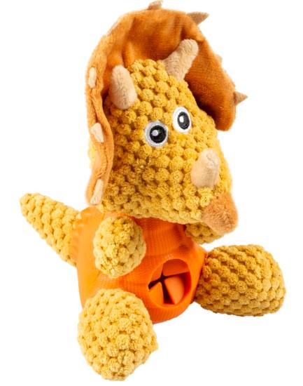 PELUCHE + CAOUTCHOUC TRICERAPTOR