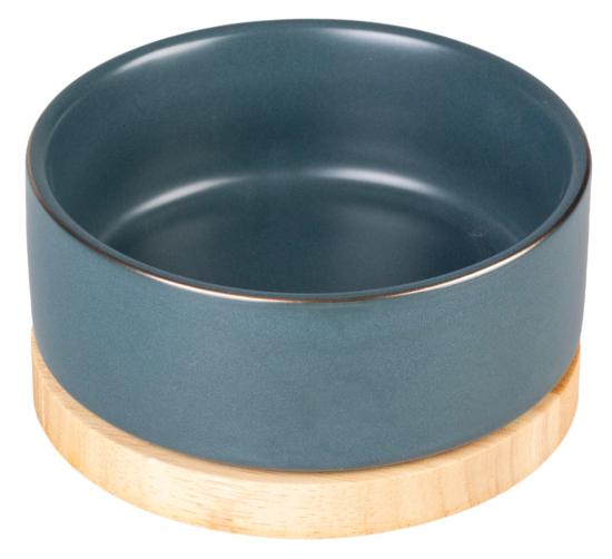 Mangeoire Stone Timber Bleu 450ML