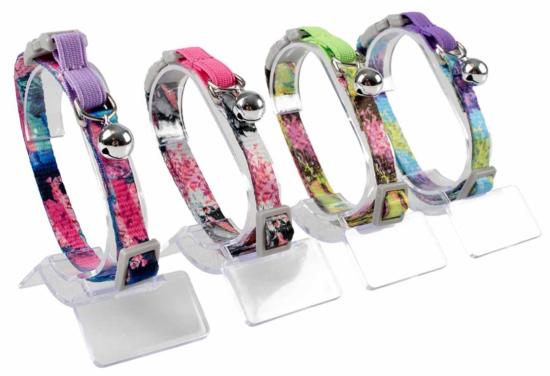 COLLIER CHAT FLORAL 1PC