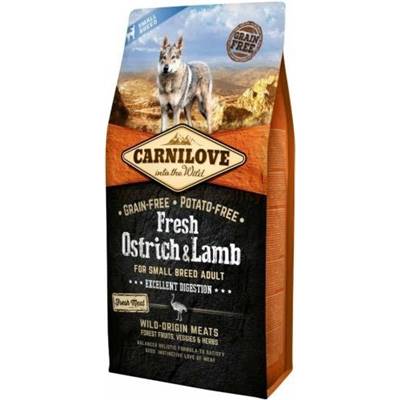 CARNILOVE FRESH - DOG - ADULT SMALL - OSTRICH & LAMB - DIGESTION - 6KG