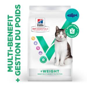 Hill's Vet Essentials Chat Multi-Benefit + Weight Young Adult Thon 1,5kg