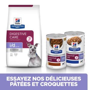 Hill's PRESCRIPTION DIET i/d Low Fat Digestive Croquettes pour Chien au Poulet 1,5 kg