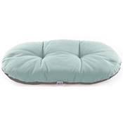 COUSSIN OVALE OUATINE 87CM GRIS