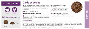 CONNOISSEUR CHATON DINDE ET POULET 1,5KG