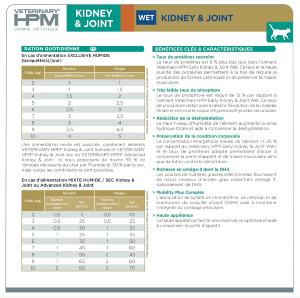 VIRBAC HPM CAT WET KIDNEY & JOINT 14x85g KJ2