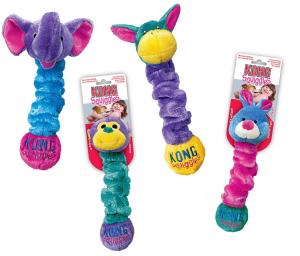 KONG SQUIGGLES MIX COULEUR M - 28x8x8cm