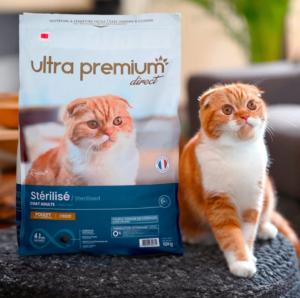 ULTRA PREMIUM FAIBLE EN CEREALES CHAT ADULTE STERILISE - POULET RIZ 10 KG