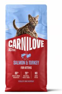 CARNILOVE ACTIVE CAT DRY -SALMON & TURKEY - KITTENS -6KG