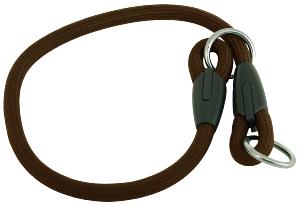 WOUAPY COLLIER ETRANGLEUR MOUNTAIN CORDE T 60 UNIS MARRON