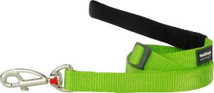 RED DINGO Dog laisse unis Classic Lime Green S 15mm x 1.8m