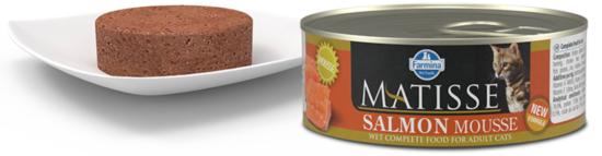 MOUSSE MATISSE CHAT SAUMON 85 GR