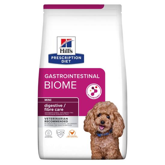 Hill's PRESCRIPTION DIET Gastrointestinal Biome Mini Croquettes pour petit Chien au Poulet 1 kg