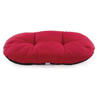 COUSSIN OVALE OUATINE 45CM ROUGE