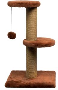 ARBRE A CHAT MIAMI 34x34x67cm CANNELLE