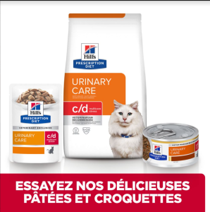 Hill's PRESCRIPTION DIET c/d Urinary Stress Multicare Croquettes pour Chat au Poisson 3 kg