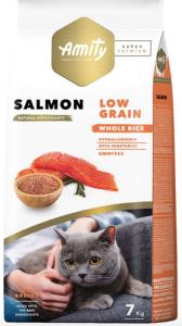 AMITY SUPER PREMIUM CHAT SAUMON 7 KG.