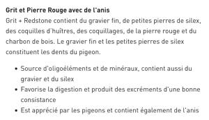 COLOMBINE GRIT + REDSTONE 20KG