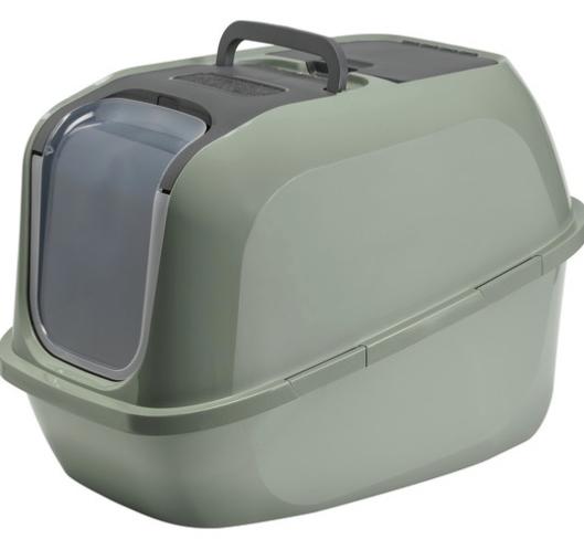 BAC LITIERE FERMÉ MEGA DELUXE 66X49X46CM VERT