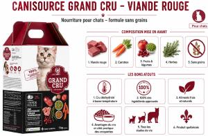 GRAND CRU -CAT FOOD - GF RED MEAT-PORK & BEEF -1KG