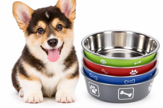 BOL INOX COLORÉ 13CM