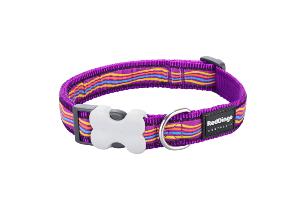 RED DINGO Dog collier Design Dreamstream Purple S 15mm x 24-36cm