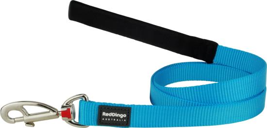 RED DINGO Dog laisse unis Classic Turquoise L 25mm x 1.2m