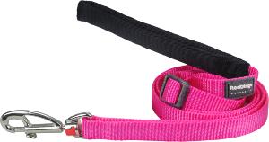 RED DINGO Dog laisse unis Classic Hot Pink M 20mm x 1.8m