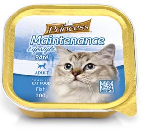 PRINCESS PATE CAT 100GR POISSON