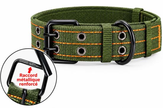 COLLIER CHIEN NYLON 4 X 65CM - 1PC