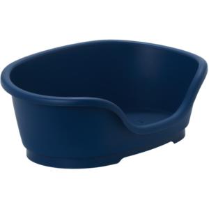 LIT CHIEN PLASTIQUE 50CM BLEU