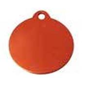 Mdaille Aluminium ROND Orange medium